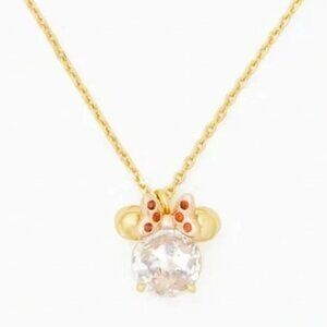 Kate Spade X Disney NWT Minnie Mouse Pendant Necklace with Dust bag